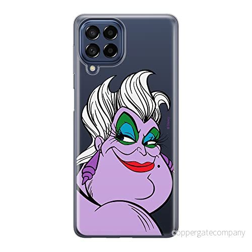 ERT GROUP mobiltelefonfodral för Samsung M53 5G originalt och officiellt licensierat Disney mönster Ursula 001 optimalt anpassad till formen på mobiltelefonen, gedeeltelijk transparant 5905511381059