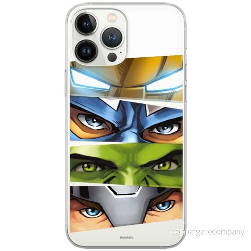 ERT GROUP mobiltelefonfodral för Samsung S20 PLUS / S11 originalt och officiellt licensierat Marvel mönster Avengers 006 Vit optimalt anpassad till formen på mobiltelefonen, gedeeltelijk transparant 5903537495491