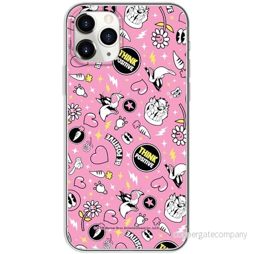 ERT GROUP mobiltelefonfodral för Iphone 11 PRO originalt och officiellt licensierat Looney Tunes mönster 027 anpassad till formen på mobiltelefonen, fodral tillverkad av TPU plast 5905795132989