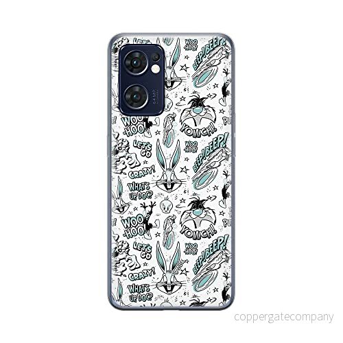 ERT GROUP mobiltelefonfodral för Oppo RENO 7 5G originalt och officiellt licensierat Looney Tunes mönster 004 optimalt anpassad till formen på mobiltelefonen, fodral tillverkad av TPU plast 5905511310004