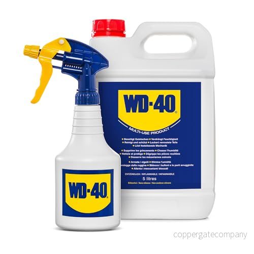 WD 40 multifunktionell produkt 5 l behållare inklusive spridare, silikon, aerosol, för t.ex. B cykel, rost, verktyg 5032227495067