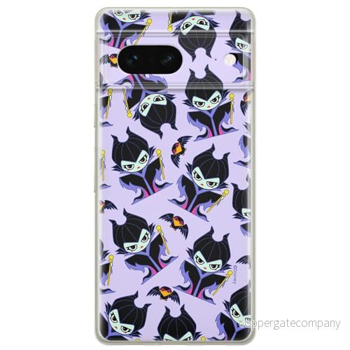 ERT GROUP mobiltelefonfodral för Google PIXEL 7 originalt och officiellt licensierat Disney mönster Maleficent 004 optimalt anpassad till formen på mobiltelefonen, fodral tillverkad av TPU plast 5905795151027
