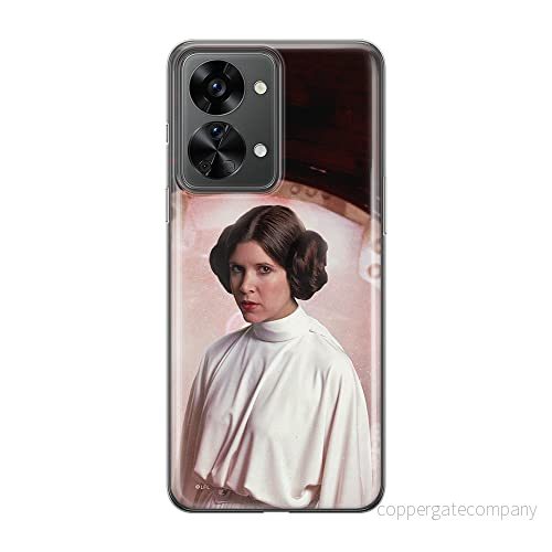 ERT GROUP mobiltelefonfodral för Oneplus NORD 2T 5G originalt och officiellt licensierat Star Wars mönster Leia 001 optimalt anpassad till formen på mobiltelefonen, fodral tillverkad av TPU plast 5905511263072