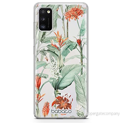 ERT GROUP mobiltelefonfodral för Samsung A41 originalt och officiellt licensierat Babaco mönster Flowers 048 optimalt anpassad till formen på mobiltelefonen, gedeeltelijk transparant 5905131340269