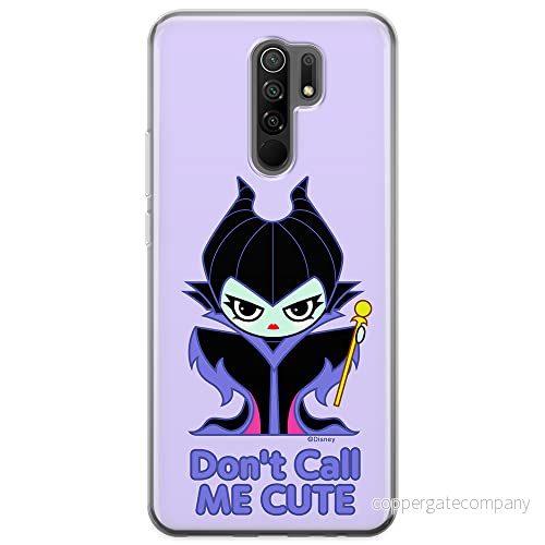 ERT GROUP mobiltelefonfodral för Xiaomi REDMI 9 originalt och officiellt licensierat Disney mönster Maleficent 003 optimalt anpassad till formen på mobiltelefonen, fodral tillverkad av TPU plast 5905131481696