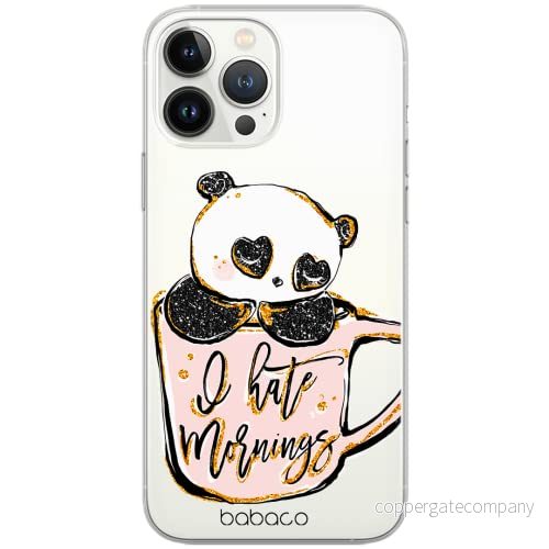 ERT GROUP mobiltelefonfodral för Apple Iphone 11 originalt och officiellt licensierat Babaco mönster Panda 005 Vit optimalt anpassad till formen på mobiltelefonen, gedeeltelijk transparant 5904805415869