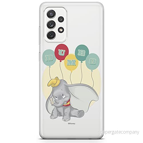 ERT GROUP mobiltelefonfodral för Samsung A73 5G originalt och officiellt licensierat Disney mönster Dumbo 003 optimalt anpassad till formen på mobiltelefonen, gedeeltelijk transparant 5904805510915