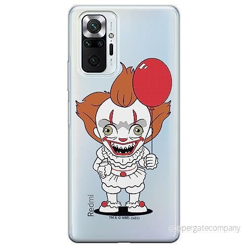 ERT GROUP mobiltelefonfodral för Xiaomi REDMI NOTE 10 PRO originalt och officiellt licensierat Horror mönster It 006 optimalt anpassad till formen på mobiltelefonen, gedeeltelijk transparant 5905131958372