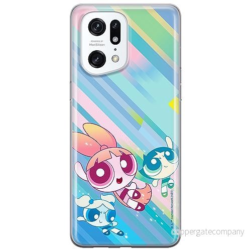 ERT GROUP mobiltelefonfodral för Oppo FIND X5 PRO originalt och officiellt licensierat The Powerpuff Girls mönster 037, fodral tillverkad av TPU plast 5905511981976