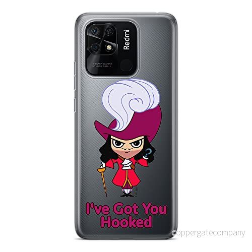 ERT GROUP mobiltelefonfodral för Xiaomi REDMI 10C originalt och officiellt licensierat Disney mönster James Hook 001 optimalt anpassad till formen på mobiltelefonen, gedeeltelijk transparant 5905511550745