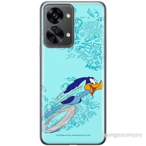 ERT GROUP mobiltelefonfodral för OnePlus NORD 2T 5G originalt och officiellt licensierat Looney Tunes mönster Roadrunner 004 anpassad till formen på mobiltelefonen, fodral tillverkad av TPU plast 5905795127459