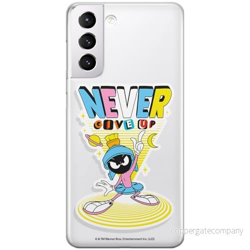 ERT GROUP mobiltelefonfodral för Samsung S21 PLUS originalt och officiellt licensierat Looney Tunes mönster Marvin 005 optimalt anpassad till formen på mobiltelefonen, gedeeltelijk transparant 5905795128449