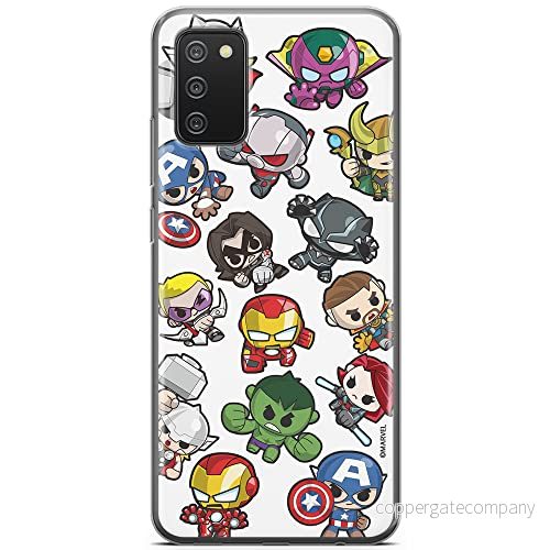 ERT GROUP mobiltelefonfodral för Samsung A02S originalt och officiellt licensierat Marvel mönster Avengers 024 optimalt anpassad till formen på mobiltelefonen, fodral tillverkad av TPU plast 5904805191879