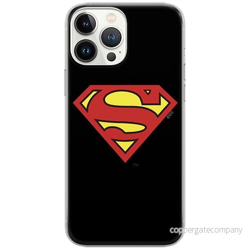 ERT GROUP mobiltelefonfodral för Iphone 13 PRO MAX originalt och officiellt licensierat DC mönster Superman 002 Vit optimalt anpassad till formen på mobiltelefonen, fodral tillverkad av TPU plast 5903932866643