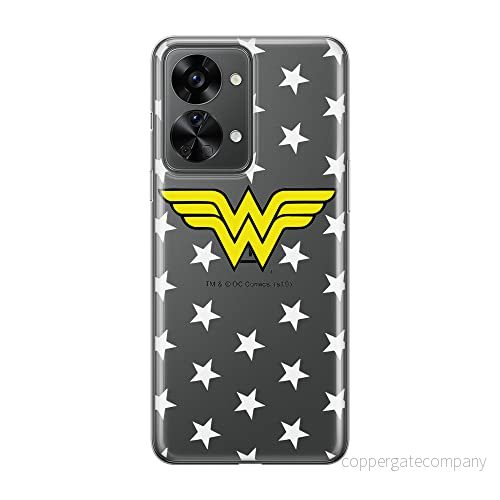 ERT GROUP mobiltelefonfodral för Oneplus NORD 2T 5G originalt och officiellt licensierat DC mönster Wonder Woman 006 optimalt anpassad till formen på mobiltelefonen, gedeeltelijk transparant 5905511267902
