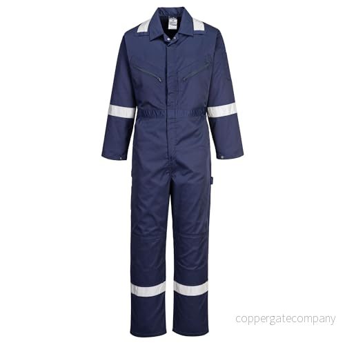 Portwest F813 Iona Polycotton Säkerhetsarbetskläder Marin, 4XL 5036108262427