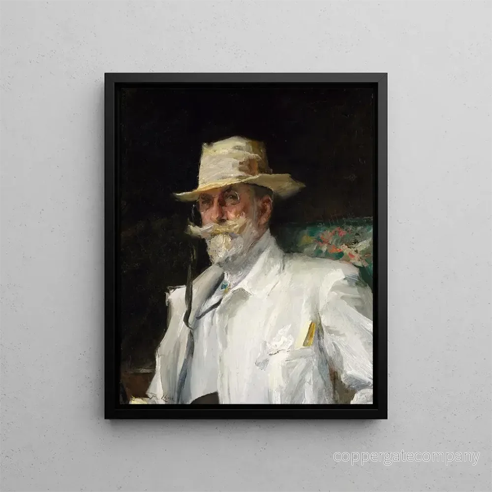 Målning William Merritt Chase - Annie Traquair Lang | Konsttryck