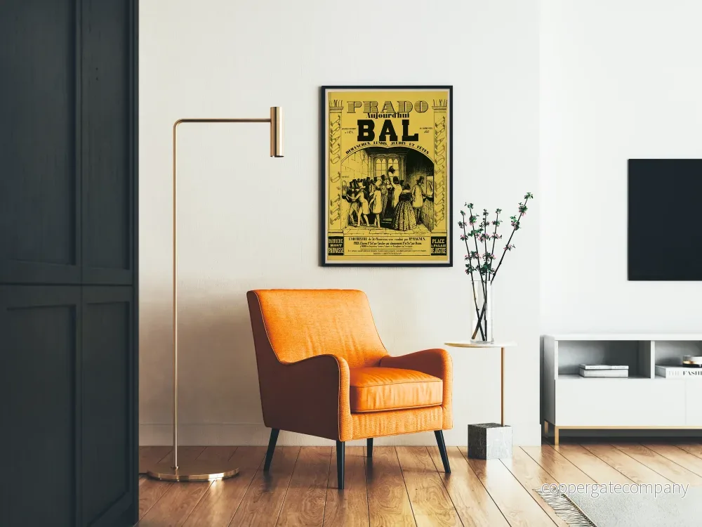 Vintage affisch Bal Prado retro väggdekoration - Bild 2
