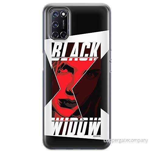 ERT GROUP mobiltelefonfodral för Oppo A92/ A72/ A52 originalt och officiellt licensierat Marvel mönster Black Widow 012 optimalt anpassad till formen på mobiltelefonen, fodral tillverkad av TPU plast 5903040209530