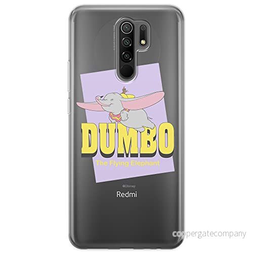 ERT GROUP mobiltelefonfodral för Xiaomi REDMI 9 originalt och officiellt licensierat Disney mönster Dumbo 005 optimalt anpassad till formen på mobiltelefonen, gedeeltelijk transparant 5903040286111