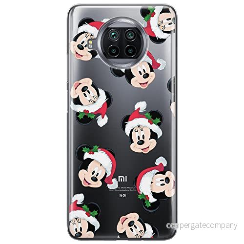ERT GROUP mobiltelefonfodral för Xiaomi MI 10T LITE/REDMI NOTE 9 PRO 5G originalt och officiellt licensierat Disney mönster Mickey & Minnie 016, gedeeltelijk transparant 5903537152363