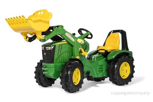 Rolly Toys 651047 trattraktor rollyX Trac Premium John Deere 8400R, för barn från 3 10 år, klädförvaring 4006485651047