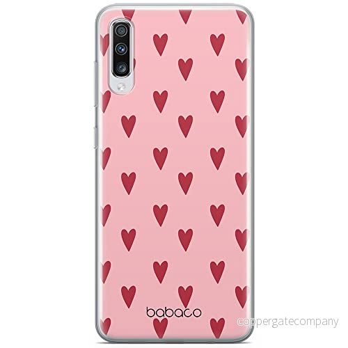 ERT GROUP mobiltelefonfodral för Samsung A70 originalt och officiellt licensierat Babaco mönster Hearts 004 optimalt anpassad till formen på mobiltelefonen, fodral tillverkad av TPU plast 5904805015311