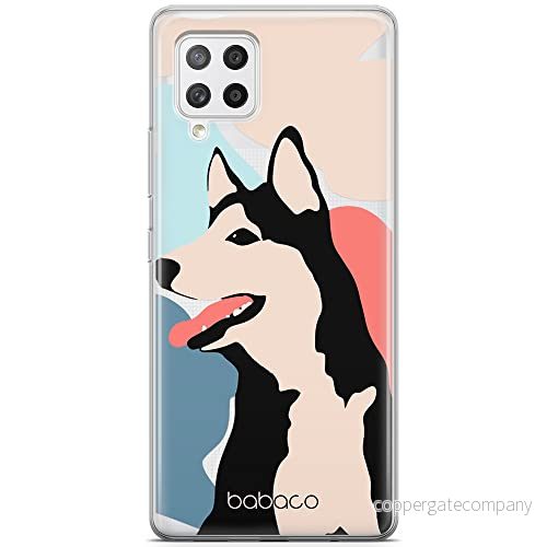 ERT GROUP mobiltelefonfodral för Samsung A42 5G originalt och officiellt licensierat Babaco mönster Dogs 001 Vit optimalt anpassad till formen på mobiltelefonen, gedeeltelijk transparant 5905131009470