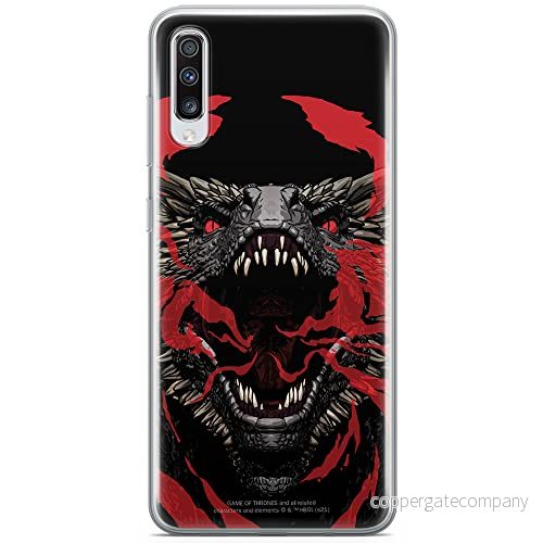 ERT GROUP mobiltelefonfodral för Samsung A70 originalt och officiellt licensierat Game od Thrones mönster of 004 anpassad till formen på mobiltelefonen, fodral tillverkad av TPU plast 5903932666618