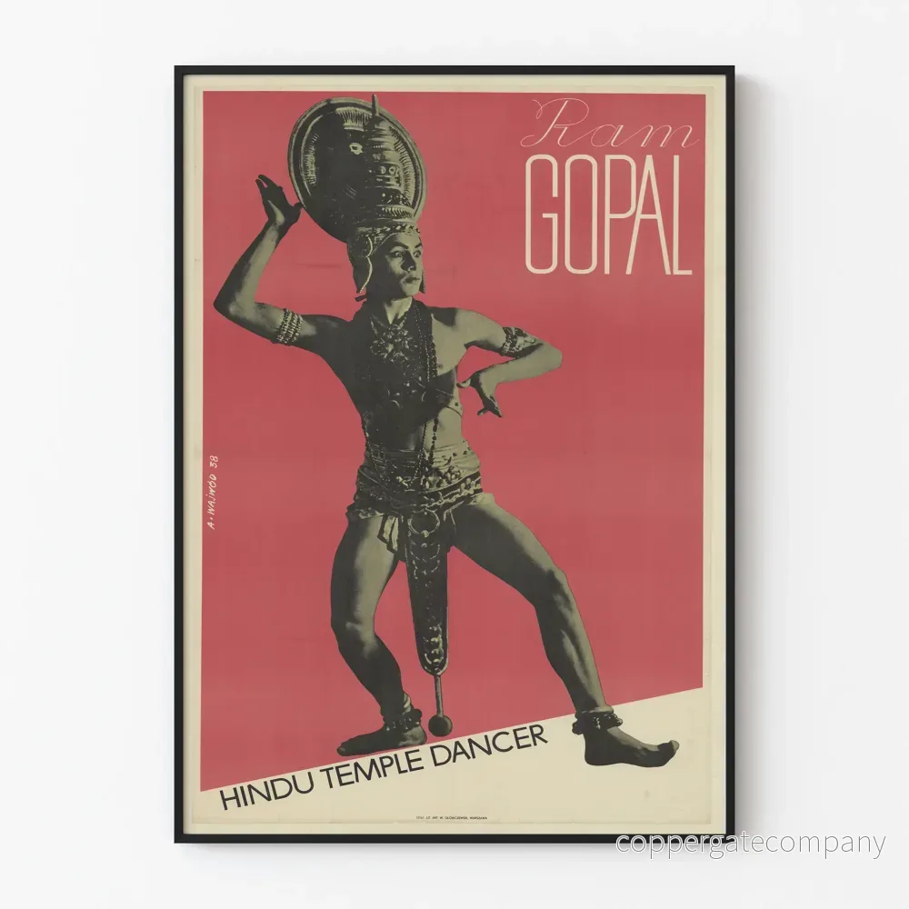 Hindu Tempeldansör Ram Gopal Poster
