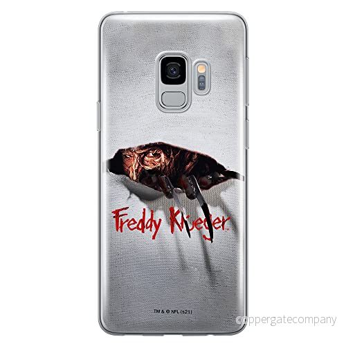 ERT GROUP mobiltelefonfodral för Samsung S9 originalt och officiellt licensierat Horror mönster Nightmare of Elm Street 008 anpassad till formen på mobiltelefonen, fodral tillverkad av TPU plast 5905511088224