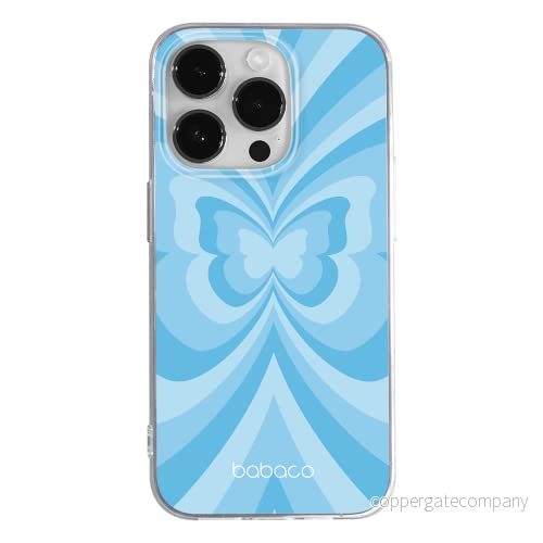 ERT GROUP mobiltelefonfodral för Apple Iphone 14 PRO originalt och officiellt licensierat Babaco mönster Butterflies 001 optimalt anpassad till formen på mobiltelefonen, fodral tillverkad av TPU plast 5905131917430