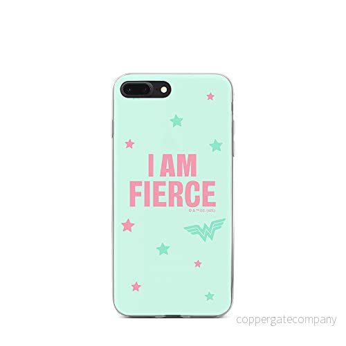 ERT GROUP mobiltelefonfodral för Apple Iphone 7 PLUS/ 8 PLUS originalt och officiellt licensierat DC mönster Wonder Woman 028 Vit anpassad till formen på mobiltelefonen, fodral tillverkad av TPU plast 5903932935806