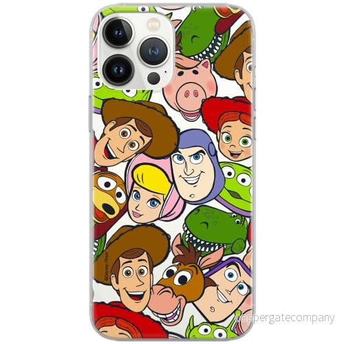 ERT GROUP mobiltelefonfodral för Iphone 13 PRO MAX originalt och officiellt licensierat Disney mönster Toy Story 001 Vit optimalt anpassad till formen på mobiltelefonen, gedeeltelijk transparant 5903932864441