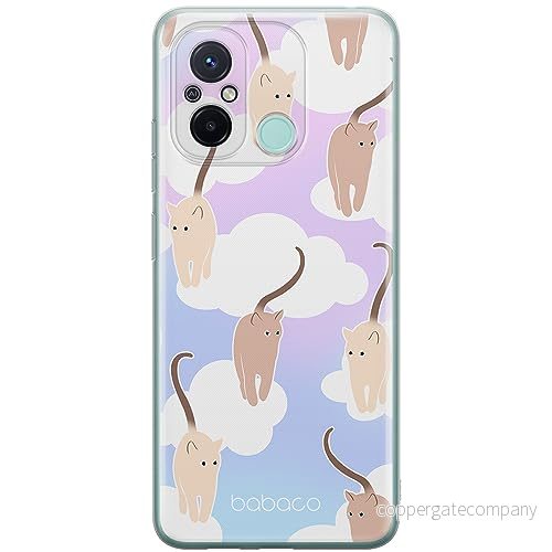 ERT GROUP mobiltelefonfodral för Xiaomi REDMI 12C/ 11A originalt och officiellt licensierat Babaco mönster Cats 015 anpassad till formen på mobiltelefonen, fodral tillverkad av TPU plast 5905511847692