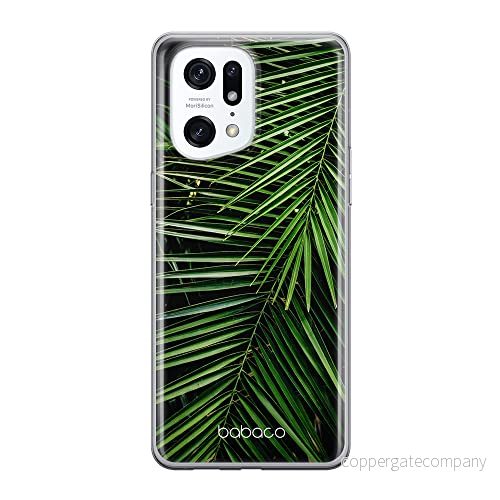 ERT GROUP mobiltelefonfodral för Oppo FIND X5 PRO originalt och officiellt licensierat Babaco mönster Plants 002 optimalt anpassad till formen på mobiltelefonen, fodral tillverkad av TPU plast 5905511404352
