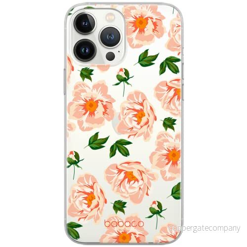 ERT GROUP mobiltelefonfodral för Apple Iphone 6 PLUS originalt och officiellt licensierat Babaco mönster Flowers 014 Vit optimalt anpassad till formen på mobiltelefonen, gedeeltelijk transparant 5903932614268
