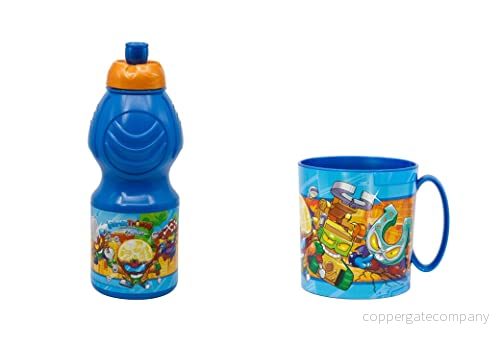 ALMACENESADAN, 4936, Pack tillbaka till cole super zing; bestående av 350 ml mikrovågsugn kopp och 400 vattenflaska, återanvändbar produkt, BPA fri 8435510349363