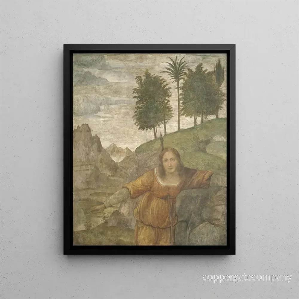 Målning Procris genomstungen av Céphalés spjut - Bernardino Luini | Konsttryck