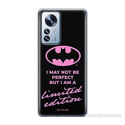 ERT GROUP mobiltelefonfodral för Xiaomi 12 / 12X originalt och officiellt licensierat DC mönster Batman 062 optimalt anpassad till formen på mobiltelefonen, fodral tillverkad av TPU plast 5905511490805