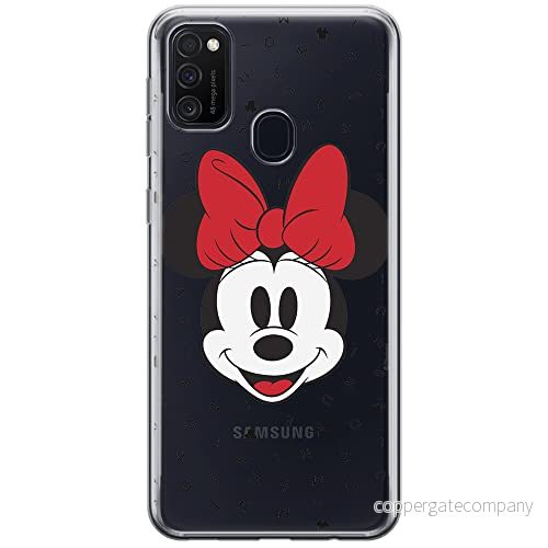 ERT GROUP mobiltelefonfodral för Samsung M21 originalt och officiellt licensierat Disney mönster Minnie 056 optimalt anpassad till formen på mobiltelefonen, gedeeltelijk transparant 5903537835129