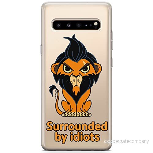 ERT GROUP mobiltelefonfodral för Samsung S10 5G originalt och officiellt licensierat Disney mönster Scar 001 optimalt anpassad till formen på mobiltelefonen, gedeeltelijk transparant 5905131438812