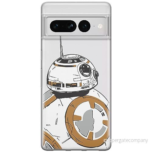 ERT GROUP mobiltelefonfodral för Google PIXEL 7 PRO originalt och officiellt licensierat Star Wars mönster BB 8 009 optimalt anpassad till formen på mobiltelefonen, gedeeltelijk transparant 5905795166625