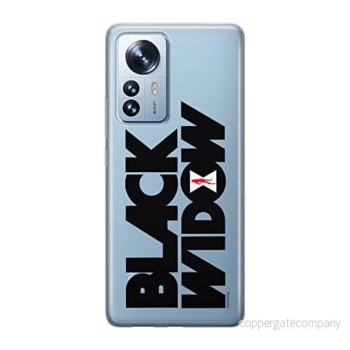 ERT GROUP mobiltelefonfodral för Xiaomi 12 / 12X originalt och officiellt licensierat Marvel mönster Black Widow 011 optimalt anpassad till formen på mobiltelefonen, gedeeltelijk transparant 5905511482114