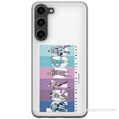 ERT GROUP mobiltelefonfodral för Samsung S23 PLUS originalt och officiellt licensierat DC mönster Justice League 009 optimalt anpassad till formen på mobiltelefonen, fodral tillverkad av TPU plast 5905795000240