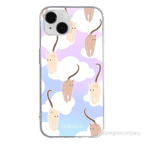 ERT GROUP mobiltelefonfodral för Apple Iphone 14 PLUS originalt och officiellt licensierat Babaco mönster Cats 015 optimalt anpassad till formen på mobiltelefonen, fodral tillverkad av TPU plast 5905131902719