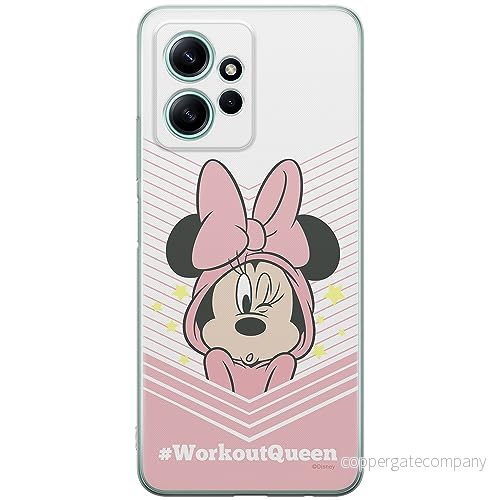ERT GROUP mobiltelefonfodral för Xiaomi REDMI NOTE 12 4G originalt och officiellt licensierat Disney mönster Minnie 053 optimalt anpassad till formen på mobiltelefonen, fodral tillverkad av TPU plast 5905511937591