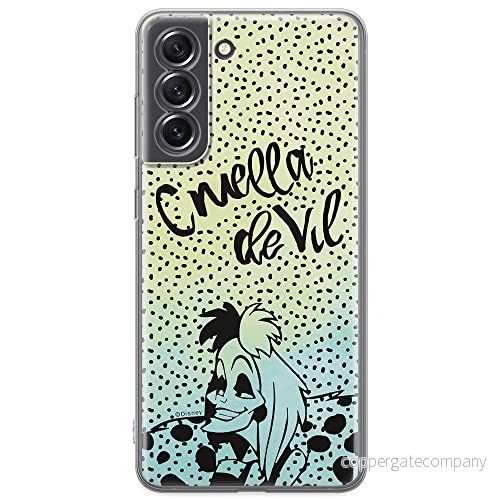 ERT GROUP mobiltelefonfodral för Samsung S21 FE originalt och officiellt licensierat Disney mönster Cruella 002 optimalt anpassad till formen på mobiltelefonen, fodral tillverkad av TPU plast 5904805507496