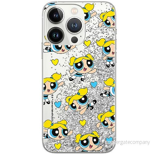 ERT GROUP mobiltelefonfodral för Apple Iphone 13 PRO originalt och officiellt licensierat The Powerpuff Girls mönster 008, med glitter overflow effekt 5905511958732