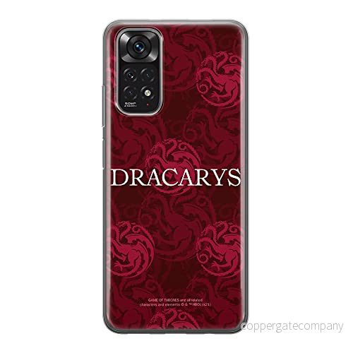 ERT GROUP mobiltelefonfodral för Xiaomi REDMI NOTE 11S 4G / 11 originalt och officiellt licensierat Game of Thrones mönster 021, fodral tillverkad av TPU plast 5905511564940